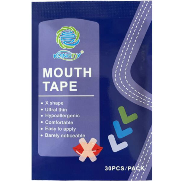 Mouth tape designed to help people stop snoring who are dealing with obstructive sleep apnea
